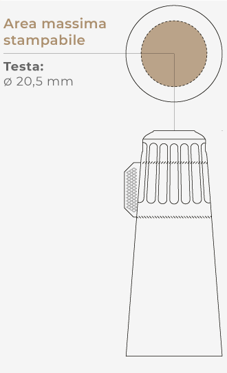 area-stampabile testa capsula spumante